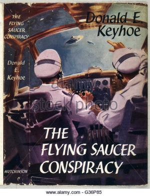 http _n7.alamy.com_zooms_8cc5dfbc46da4bf2ba6cdd908204e6a0_the-flying-saucer-conspiracy-a-book-by-donald-e-keyhoe-the-cover-shows-g36p85